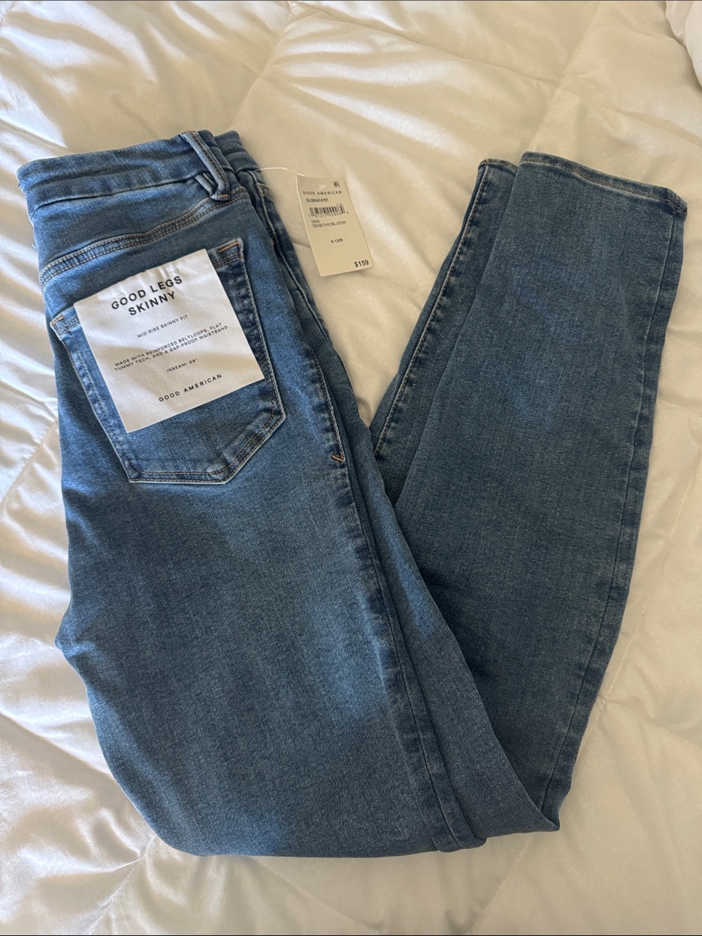 Good American Skinny Jeans in Blue Denim size 6-12